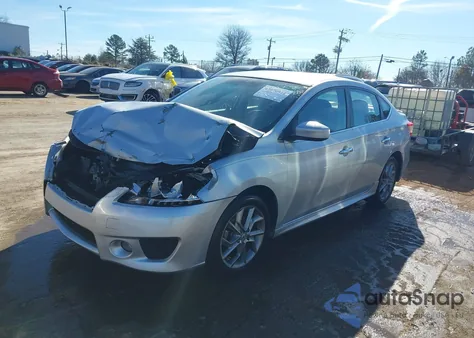 2013 Nissan Sentra Sr z USA, uszkodzony, nr VIN 3N1AB7APXDL680374